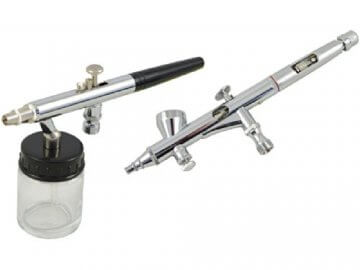 AIRBRUSH PISTOLEN SPRITZPISTOLEN DOUBLE-ACTION BD-280 KOMPLETT-SET