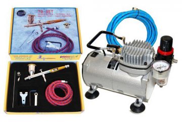 Paasche TG-SET Talon Airbrushing System with AirBrush-Depot TC-20 by Master Airbrush