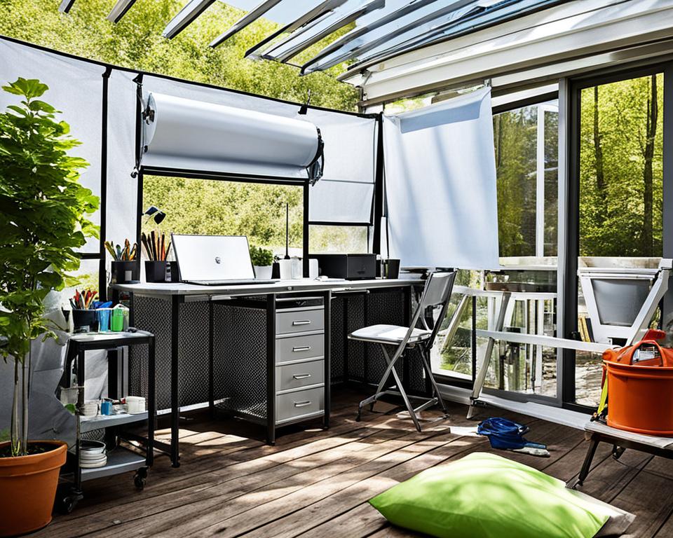 Optimale Vorbereitung der Arbeitsumgebung für Außenlackierungen