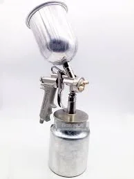 Becher einer Lackierpistole